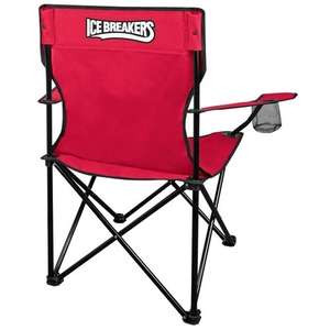 Go-Anywhere Fold-Up Lounge Chair Red