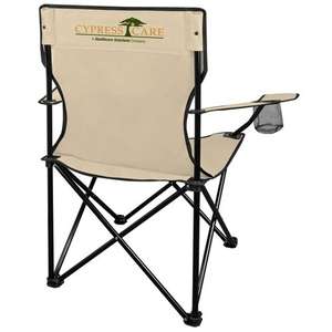 Go-Anywhere Fold-Up Lounge Chair Khaki