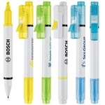 Customized Flag Dispensers - Post-it Trio Series - Flag/Highlighter Pen
