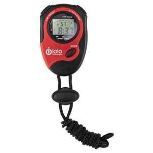 Get-in-Step Color Stopwatch Red