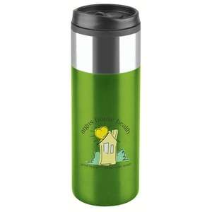 Chrome Top Slim Travel Tumbler Green, Lime