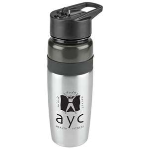 25 oz. Titan Stainless Water Bottle with Loop Gray