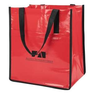 Custom Promotional Nonwoven Slick Shopper Tote