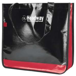 Nonwoven Slick Midnight Tote Red