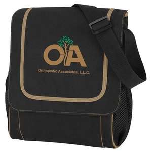 Everyday Compact Carry-All Messenger Bag Khaki