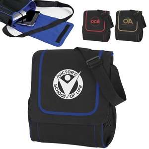 Custom Promotional Everyday Compact Carry-All Messenger Bag