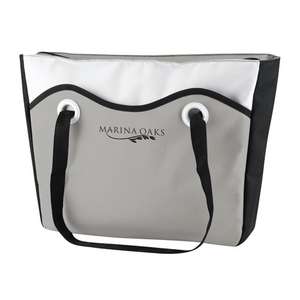 Color Me Travel Cooler Tote Silver