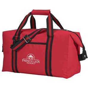 Large Carry-All Travel Cooler Bag Red