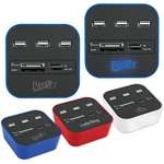 Logo USB Accessories - Podium Pocket Card Reader/Hub