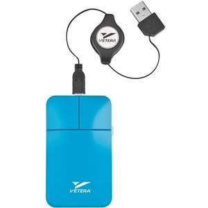 Hi Society Glossy Light-Up Mouse Blue