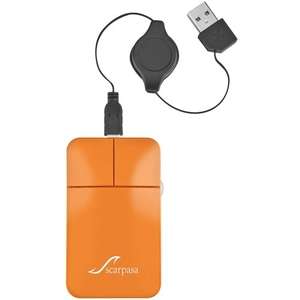 Hi Society Glossy Light-Up Mouse Orange