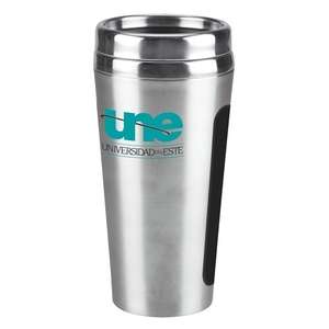 18 oz. Dual-Grip Travel Tumbler Silver