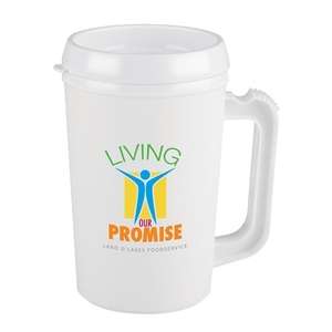 22 oz. Big Bogie Insulated Travel Mug White