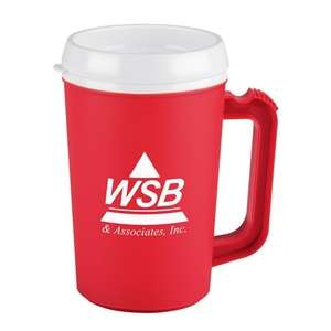 22 oz. Big Bogie Insulated Travel Mug Red