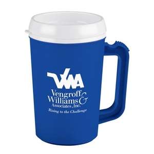22 oz. Big Bogie Insulated Travel Mug Blue