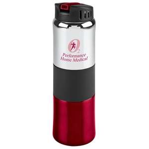 Callaway 25 oz. Color-Zone Stainless Water Bottle Red