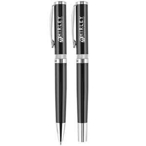 Callaway Diamond-Cut Ballpoint/Rollerpoint Pen Gift Set Black