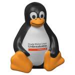Logo Animal & Nature Stress Balls - Sitting Penguin Stress Ball