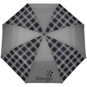 Canterbury Color Panel Golf Umbrella Gray/Plaid
