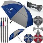 Promotional Outdoor & Sporting Goods - Canterbury Color Panel Golf Umbrella