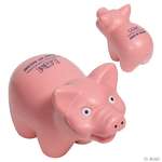 Logo Animal Stress Balls - Pig Stress Ball