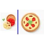 Customized Erasers - Pizza 3-D Erasers in Poly Bag with Card