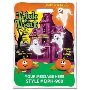 Custom Promotional Haunted House Full Color Halloween Bag