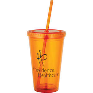 Sedici Tumbler - 16 oz. Orange