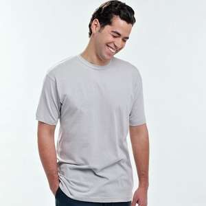 Tultex Men's T-Shirt with Tear-Away Tag - Dark/All Silver