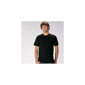 Tultex Men's T-Shirt with Tear-Away Tag - Dark/All Black
