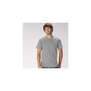 Tultex Men's T-Shirt with Tear-Away Tag - Dark/All Gray, Heather