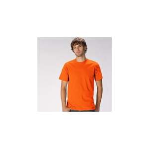 Tultex Men's T-Shirt with Tear-Away Tag - Dark/All Orange