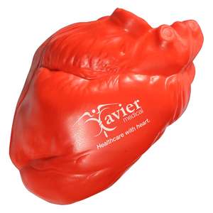 Custom Promotional Heart No Veins Stress Ball
