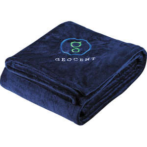 Sherpa Home Throw Blanket Blue, Navy