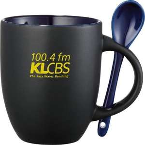 Canyon Ceramic Mug with Spoon - 12 oz.