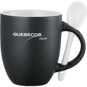 Canyon Ceramic Mug with Spoon - 12 oz.