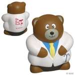 Imprinted Educational & Healthcare Stress Balls - Physician Bear Stress Ball