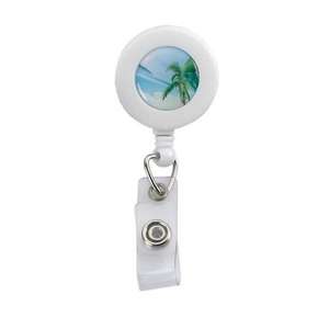 Retractable Badge Reel w/Belt Clip