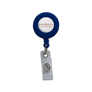 Custom Promotional Retractable Badge Reel w/Belt Clip