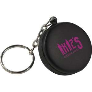 Custom Promotional Goal Hockey Puck Keychain