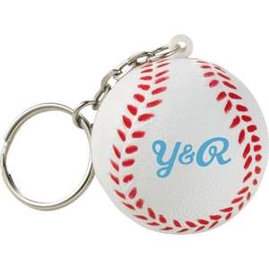 Homerun Baseball Keychain