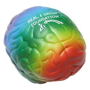 Custom Promotional Rainbow Brain Stress Ball