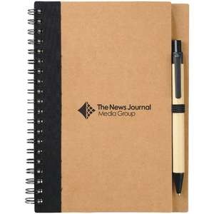 The Eco Spiral Notebook and Pen