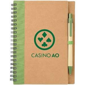 The Eco Spiral Notebook and Pen