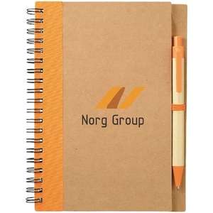 The Eco Spiral Notebook and Pen