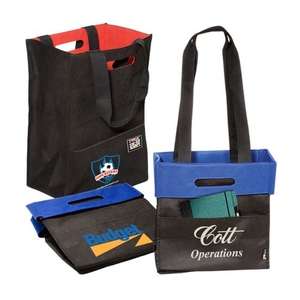 Custom Promotional Fold 'n' Tote Shopper Bag