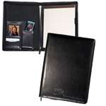 Promotional Journals, Organizers & Portfolios - Leeman Zippered Magnetic Photo Portfolio