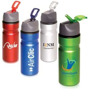 Badlands Aluminum Bottle - Full Color Imprint