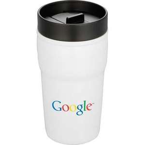 Double Wall Ceramic Tumbler with Hard Lid