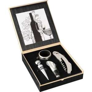 Custom Promotional Belgio 4-Piece Wine Ensemble
